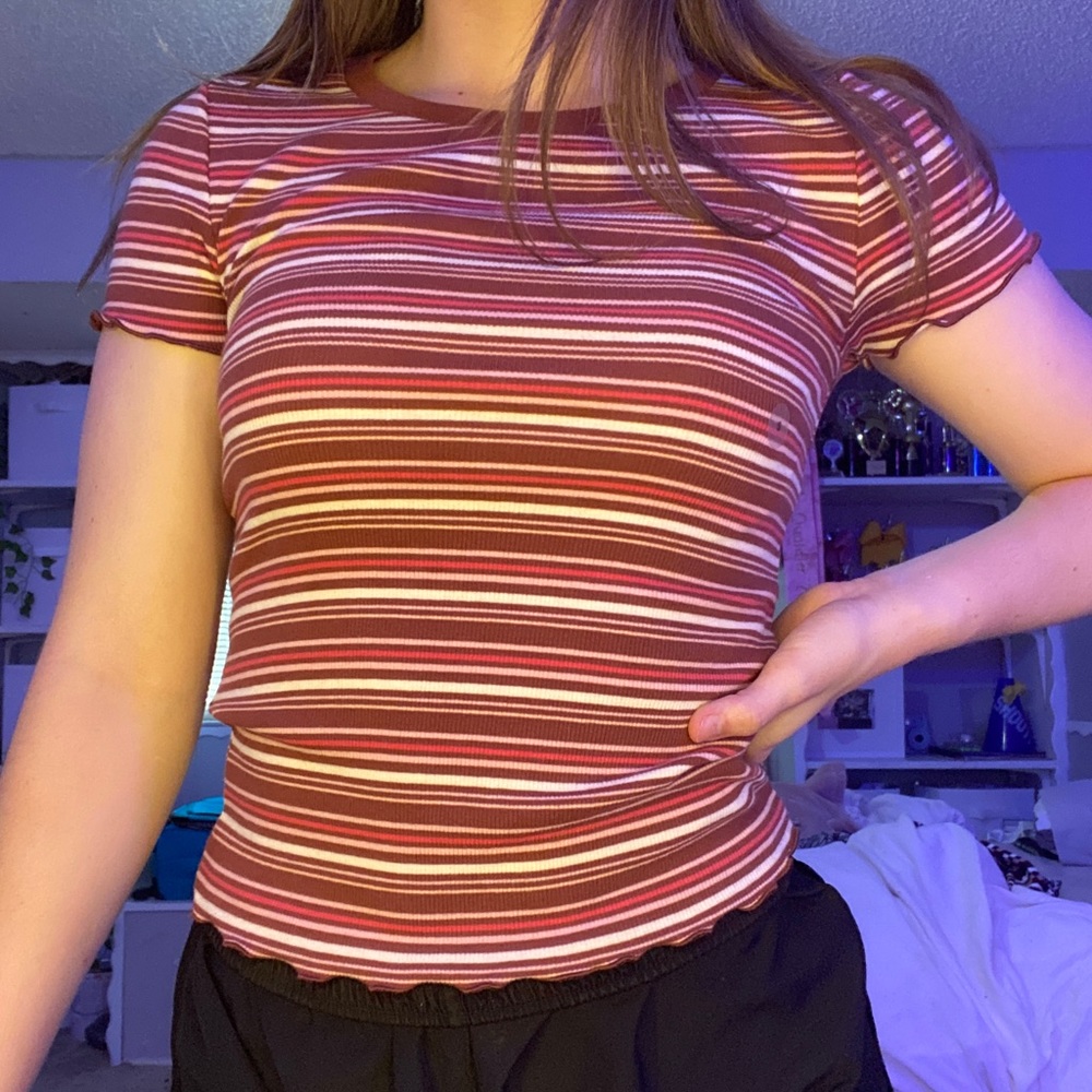american eagle striped top